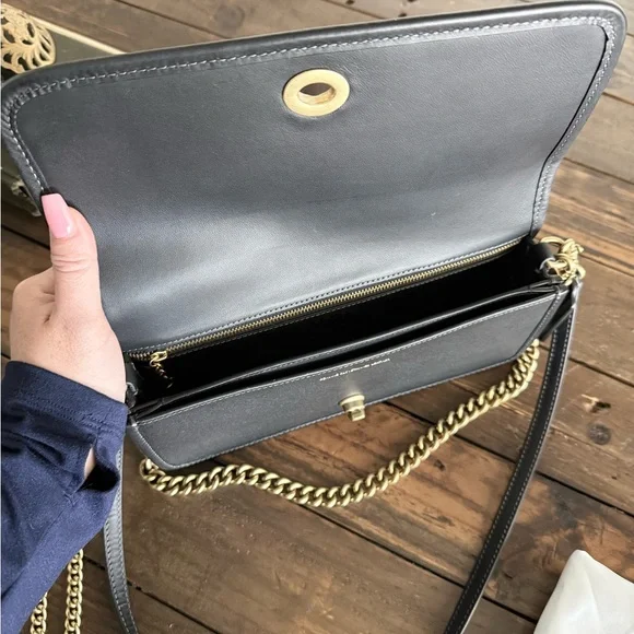 The Coach Originals Dinky 1974 Gold Chain Strap Shoulder Bag With Extra Strap - Picture 6 of 10